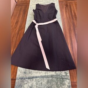 Banana Republic Purple Sleeveless V-Neck Midi Dress